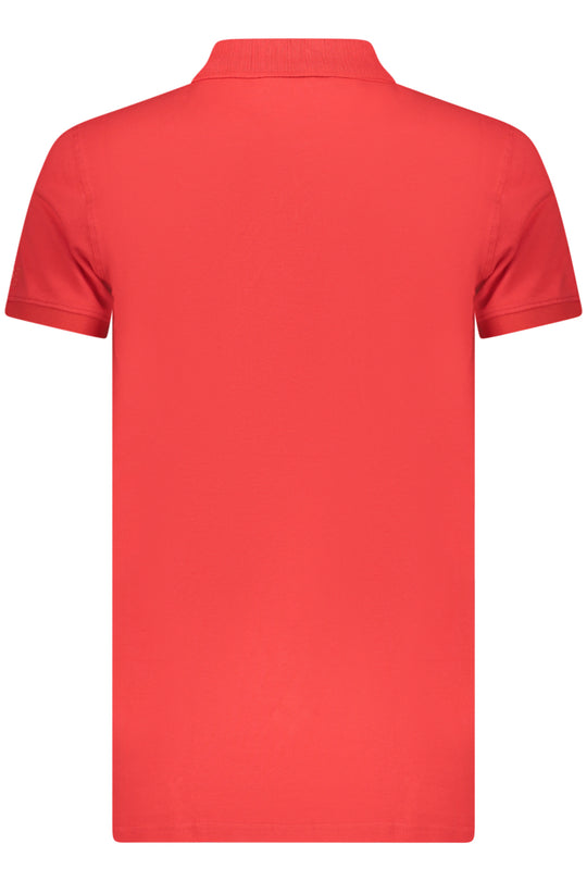 Iceberg Men's Short-Sleeved Polo Shirt, Red
