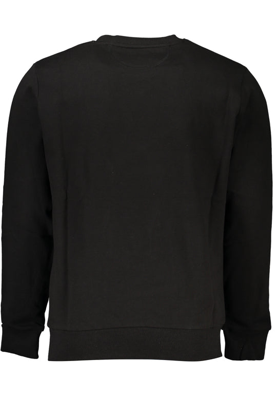 La Martina Black Men's Zipless Sweatshirt