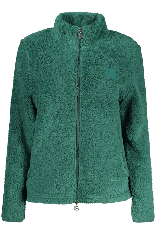 Laura Biagiotti Women's Green Zip-Up Sweatshirt