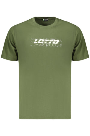 LOTTO T-SHIRT UOMO VERDE A MANICHE CORTE