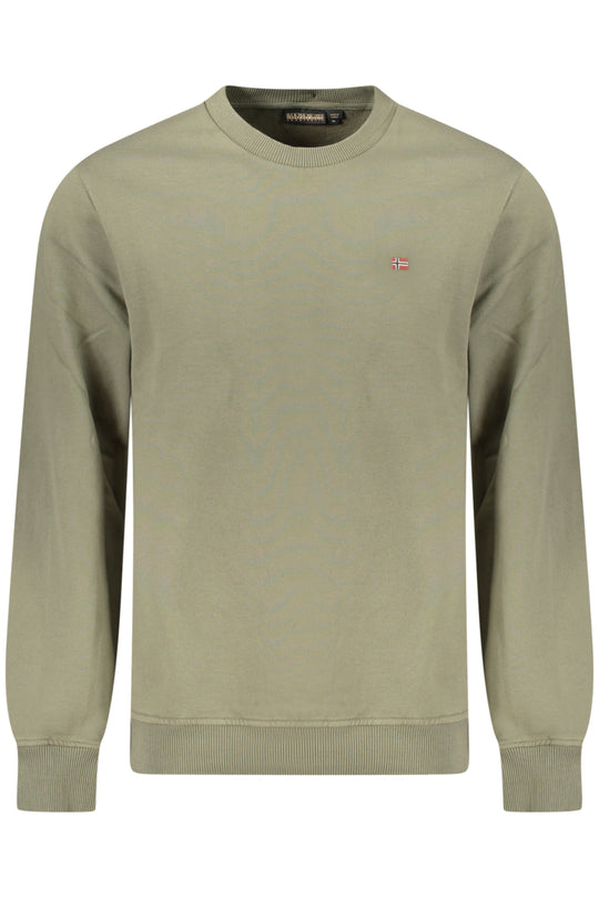 Napapijri Men's Zip-Up Sweatshirt, Green