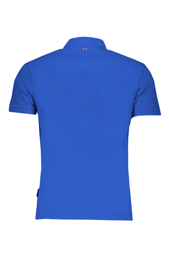 Napapijri Men's Short Sleeved Polo Shirt Blue