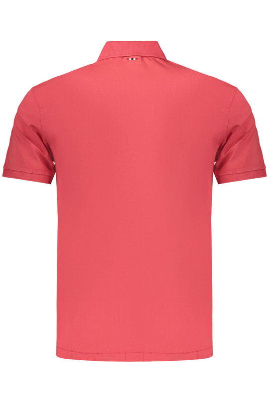 Napapijri Men's Short-Sleeve Polo Shirt, Red