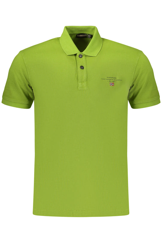 Napapijri Men's Short-Sleeve Polo Shirt, Green
