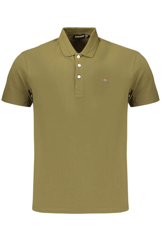 Napapijri Men's Short-Sleeve Polo Shirt, Green