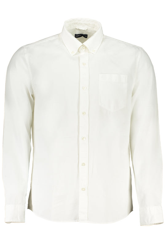 North Sails Men's White Long Sleeve Shirt