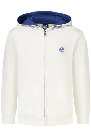 North Sails Children's White Zip-Up Sweatshirt