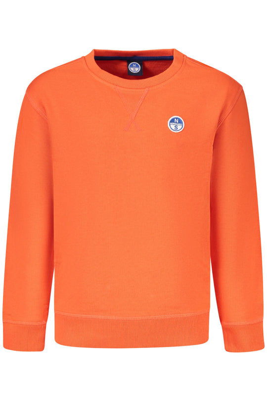 North Sails Children's Orange Zip-Up Sweatshirt
