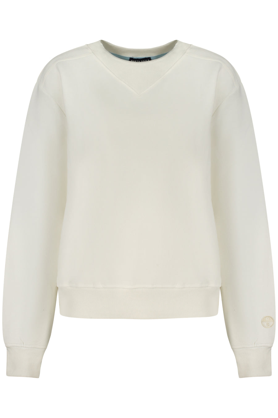 North Sails Women's Zip-Up Sweatshirt White