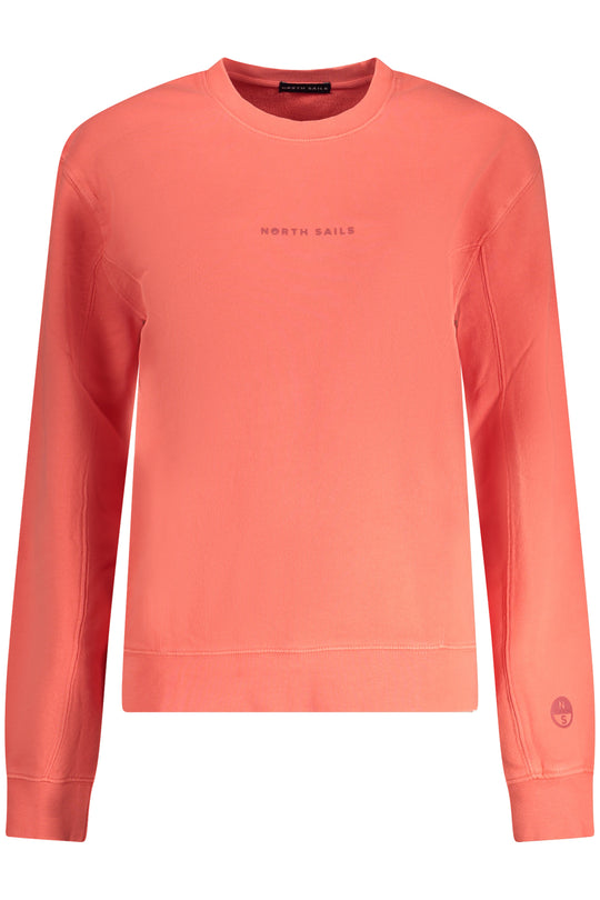 North Sails Women's Pink Zip-Free Sweatshirt