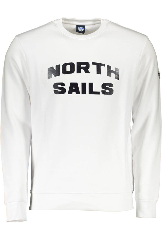 North Sails Men's Zip-Up Sweatshirt White