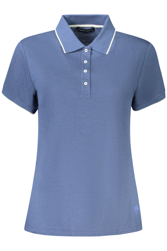 North Sails Women's Short Sleeve Polo Blue