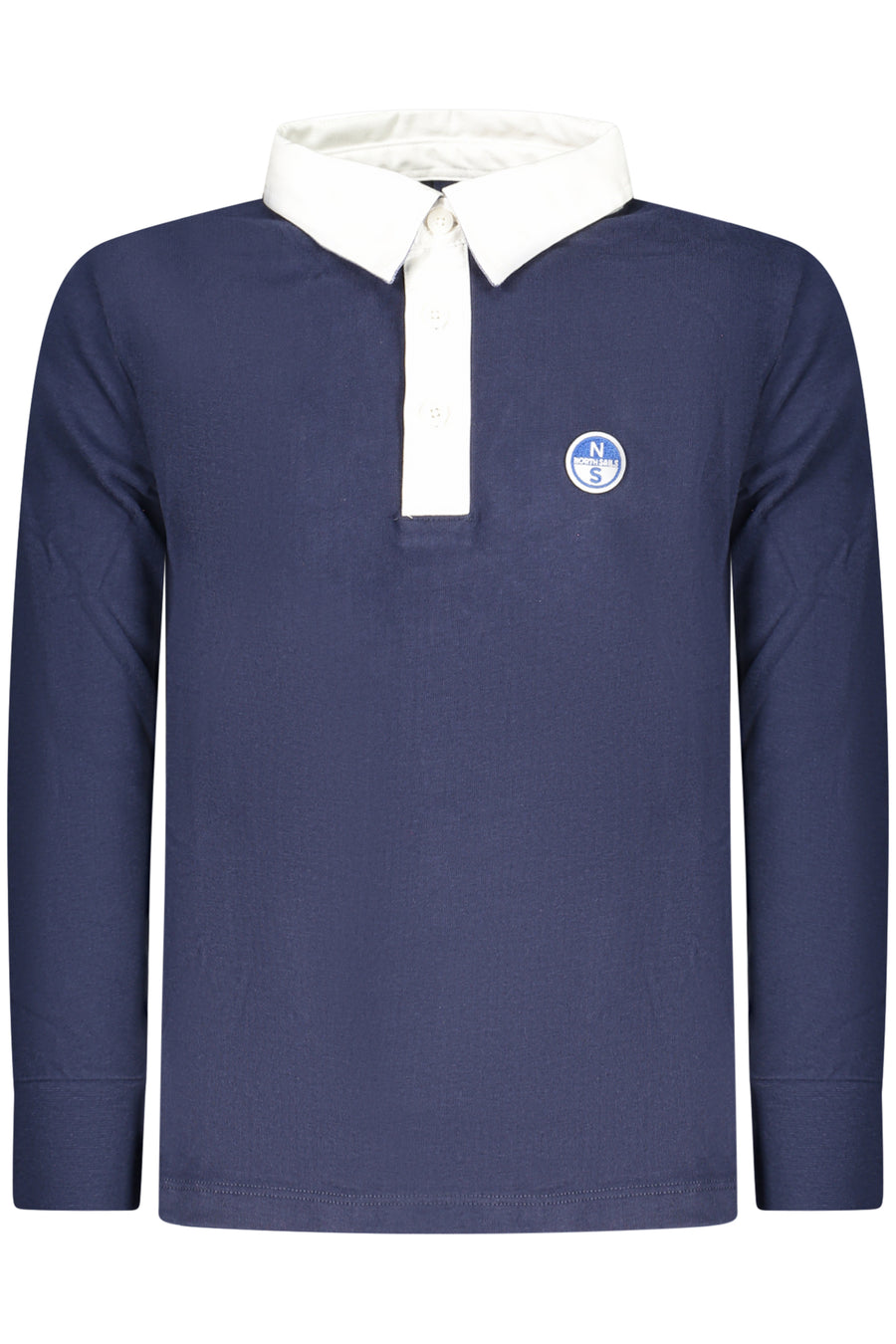 North Sails Kids' Long-Sleeved Polo Shirt, Blue