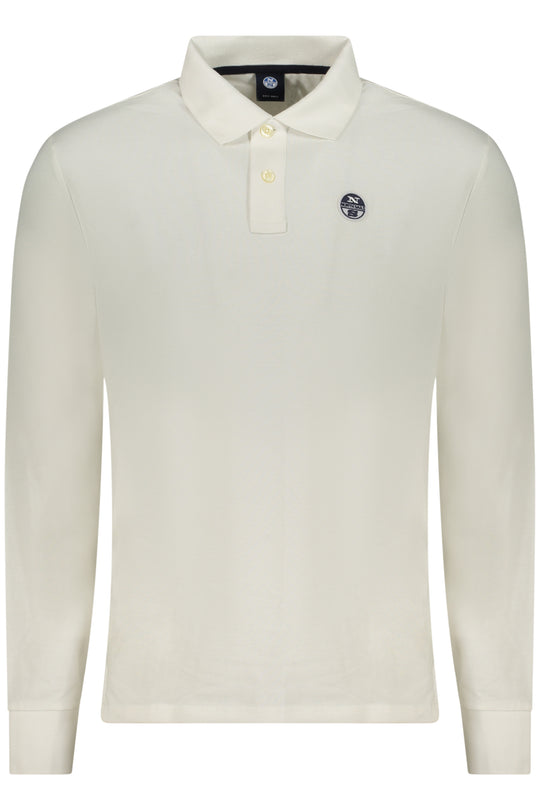 North Sails Men's Long-Sleeved Polo Shirt White