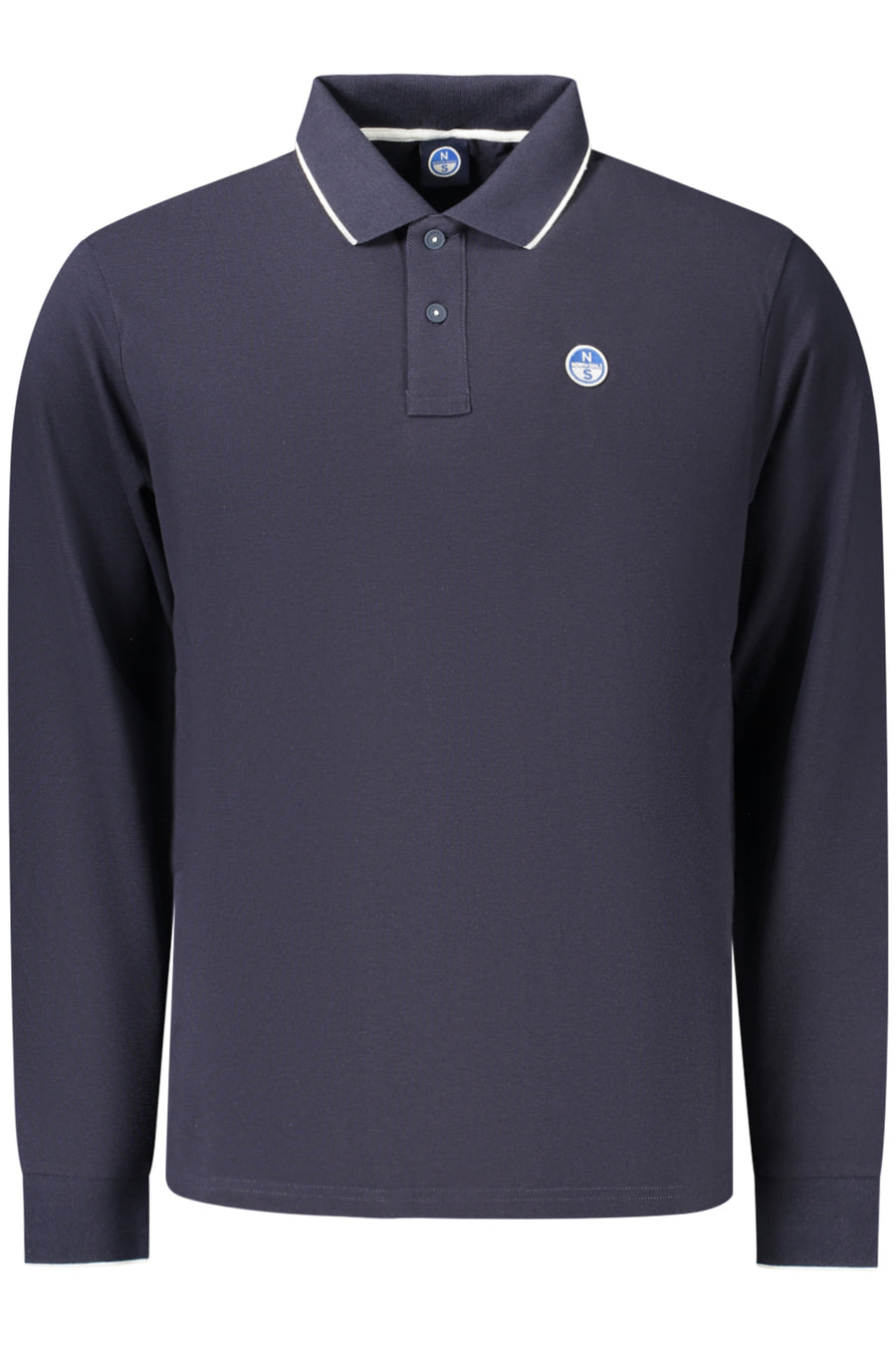 North Sails Men's Long-Sleeved Polo Shirt, Blue