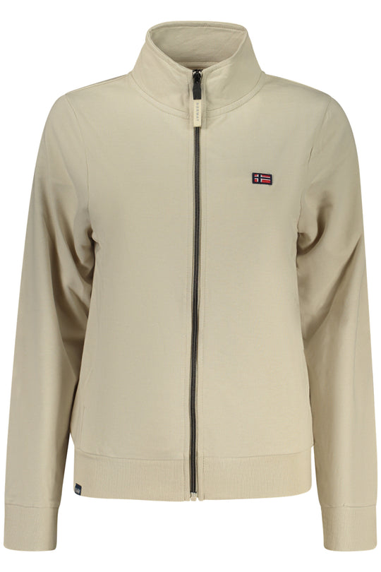Norway 1963 Women's Beige Zip-Up Sweatshirt