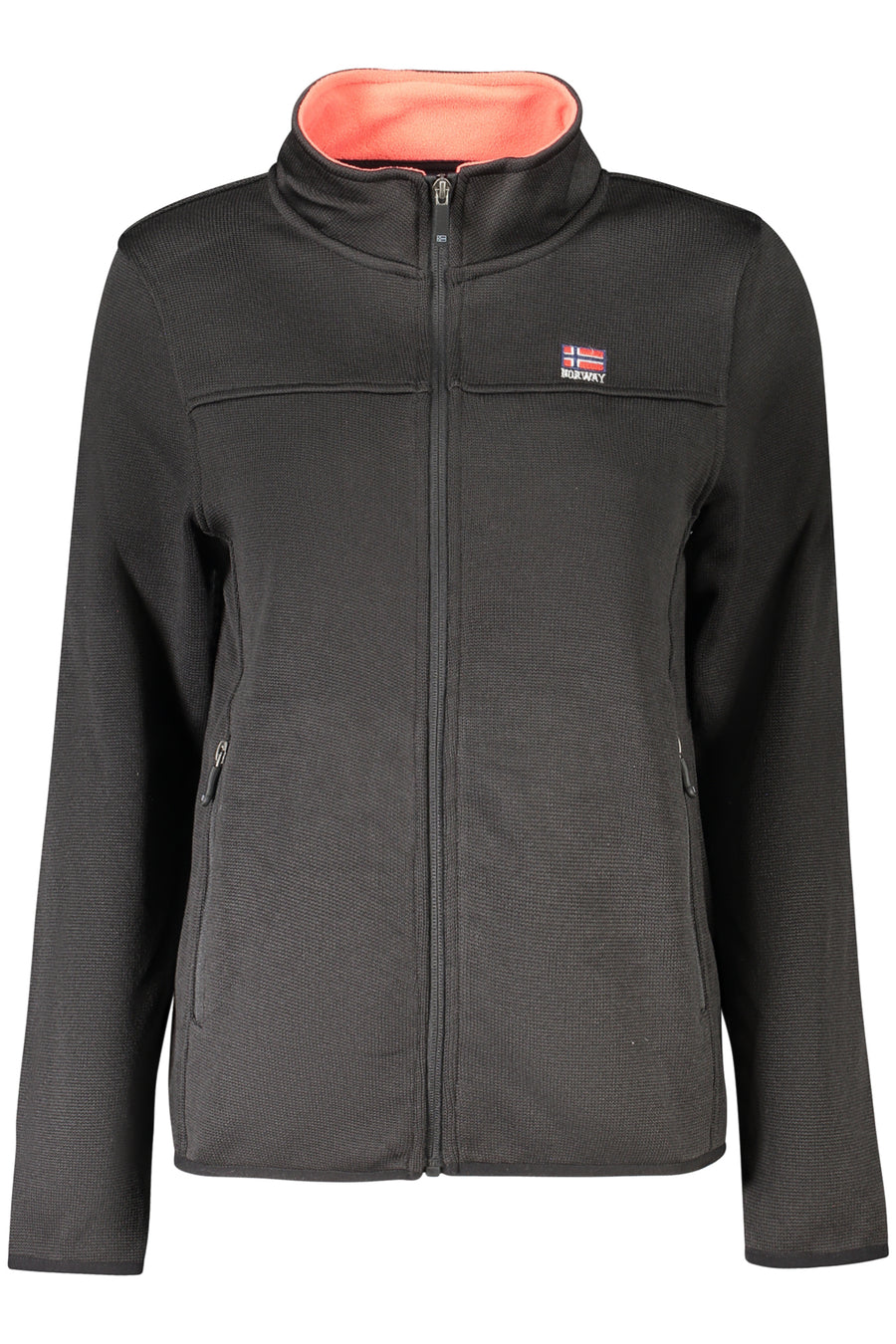 Norway 1963 Women's Black Zip-Up Sweatshirt