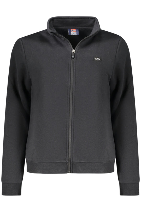Norway 1963 Women's Black Zip-Up Sweatshirt