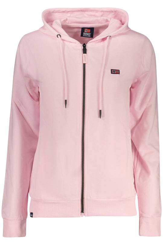 Norway 1963 Women's Pink Zip-Up Sweatshirt