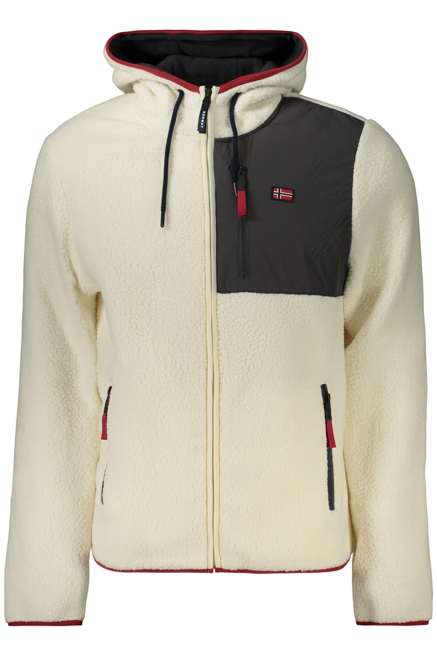 Norway 1963 Men's White Zip-Up Sweatshirt