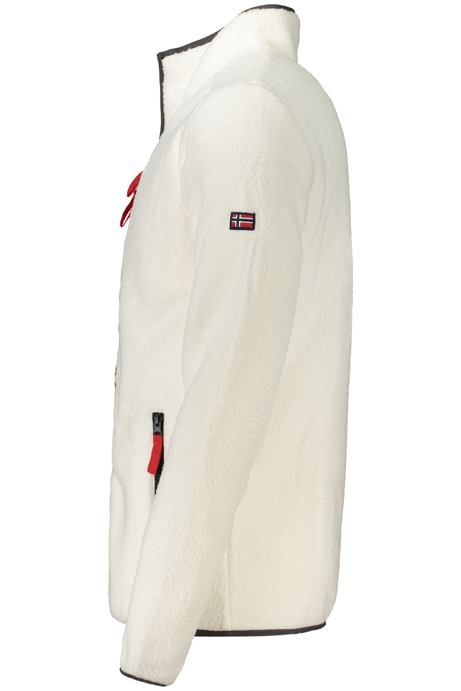 Norway 1963 Men's White Zip-Up Sweatshirt