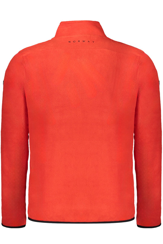 Norway 1963 Red Men's Zip-Up Sweatshirt