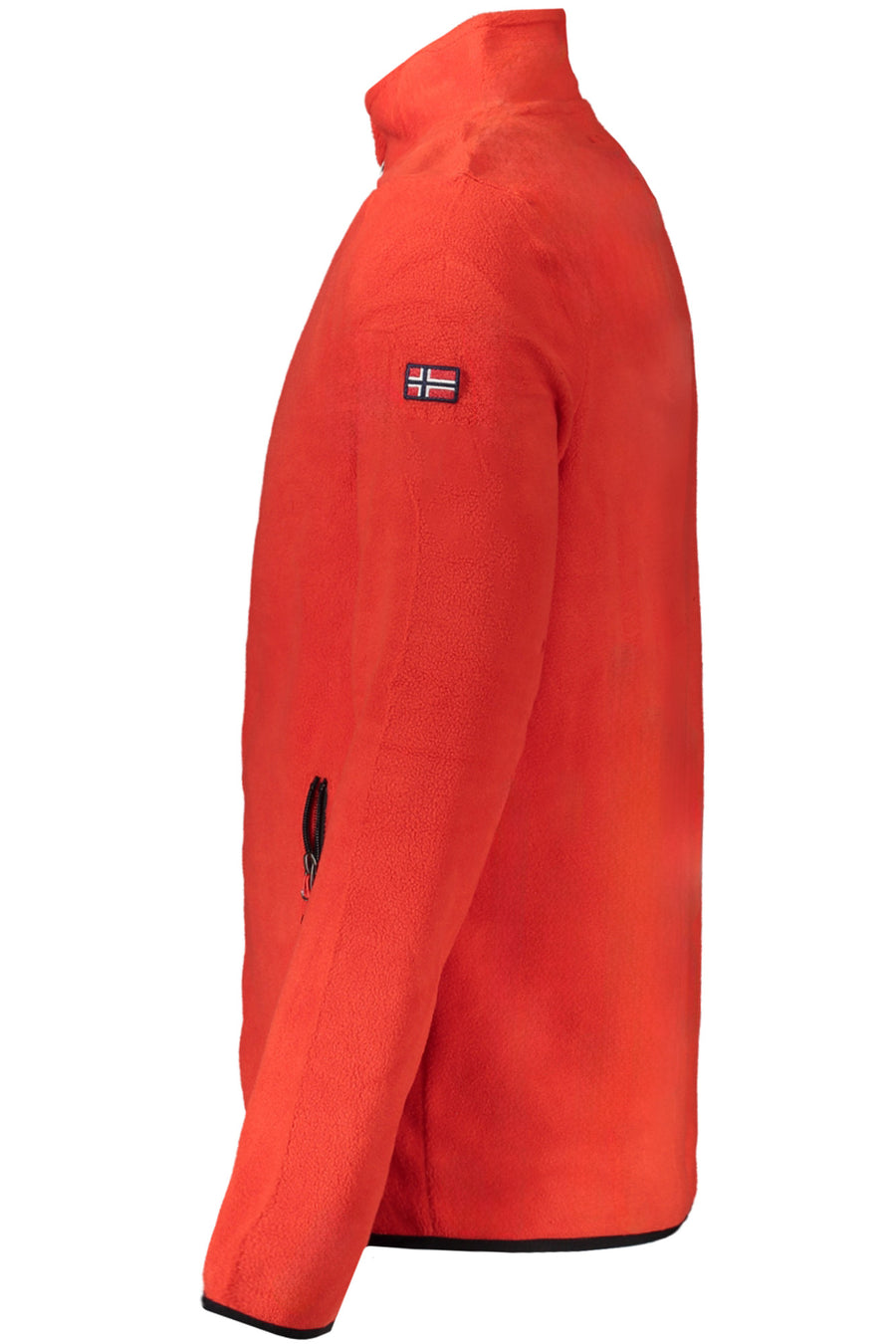 Norway 1963 Red Men's Zip-Up Sweatshirt