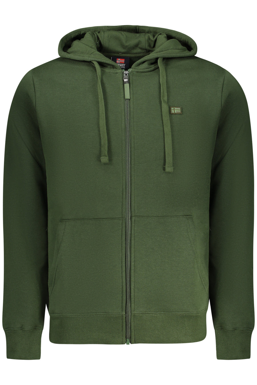 Norway 1963 Men's Green Zip-Up Sweatshirt