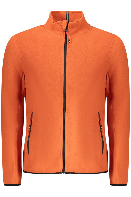 Norway 1963 Men's Orange Zip-Up Sweatshirt