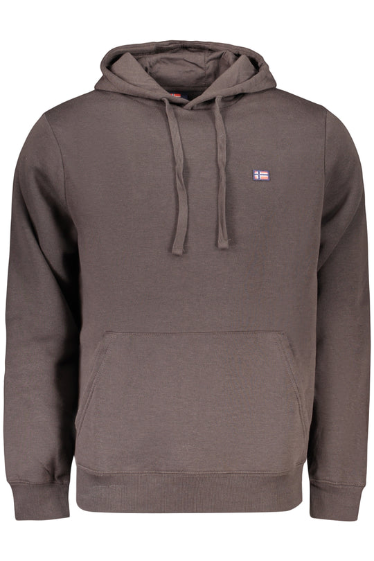 Norway 1963 Men's Brown Zip-Up Sweatshirt