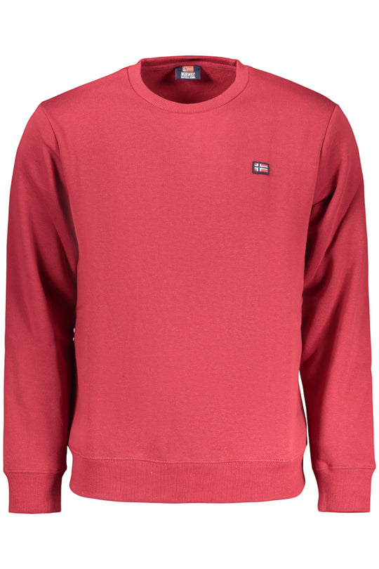 Norway 1963 Men's Red Zip-Up Sweatshirt