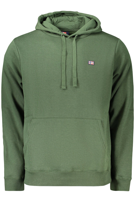 Norway 1963 Men's Zip-Up Sweatshirt, Green
