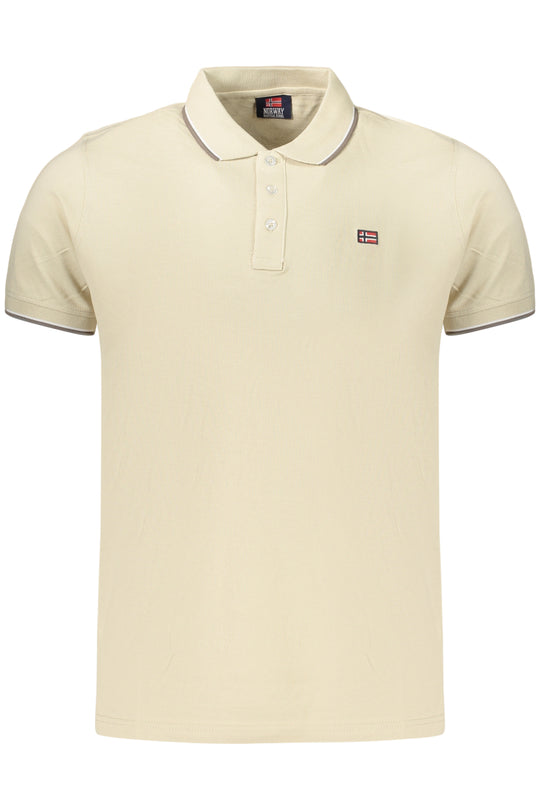 Norway 1963 Men's Short-Sleeve Polo Shirt, Beige