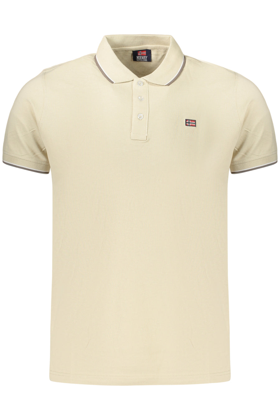 Norway 1963 Men's Short-Sleeve Polo Shirt, Beige