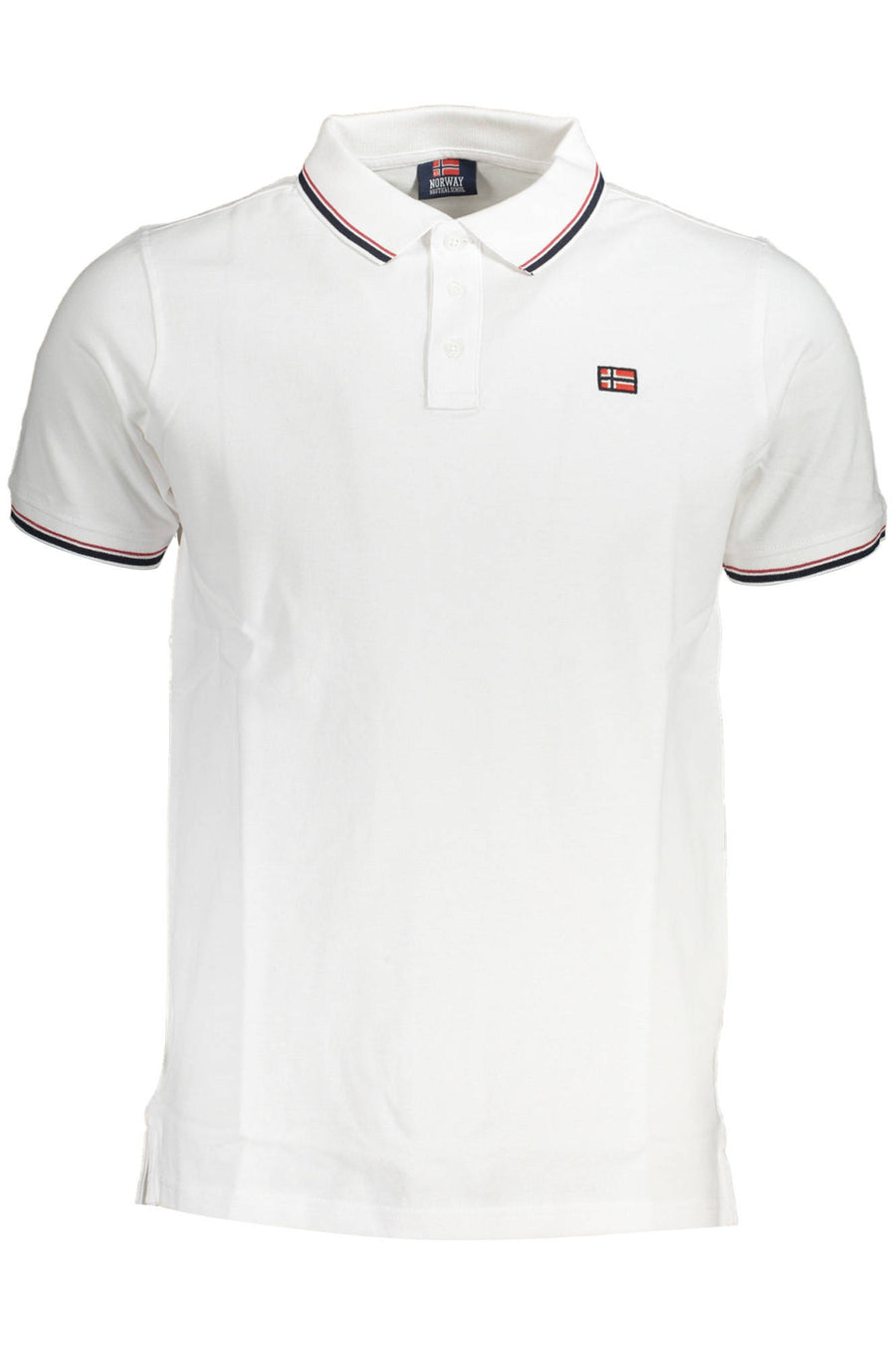 Norway 1963 Men's Short Sleeve Polo White