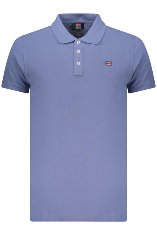 Norway 1963 Men's Short-Sleeved Polo Shirt, Blue