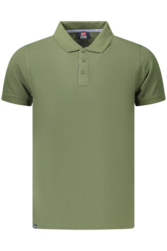 Norway 1963 Men's Short-Sleeved Polo Shirt, Green