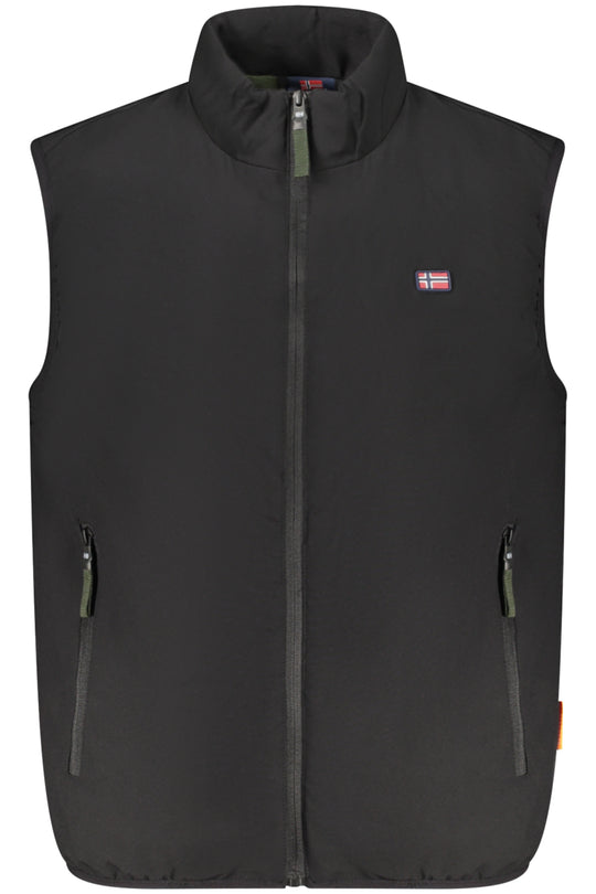 Norway 1963 Men's Black Sleeveless Jacket