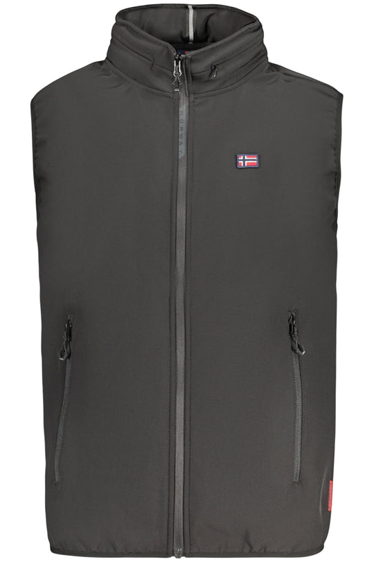 Norway 1963 Men's Black Sleeveless Jacket
