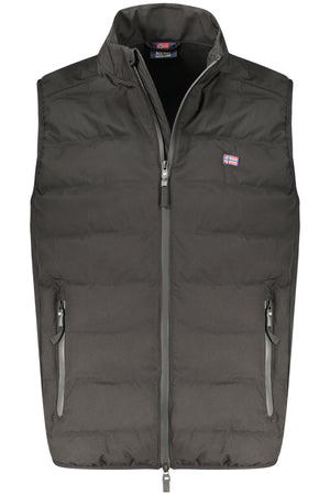 Norway 1963 Men's Black Sleeveless Jacket