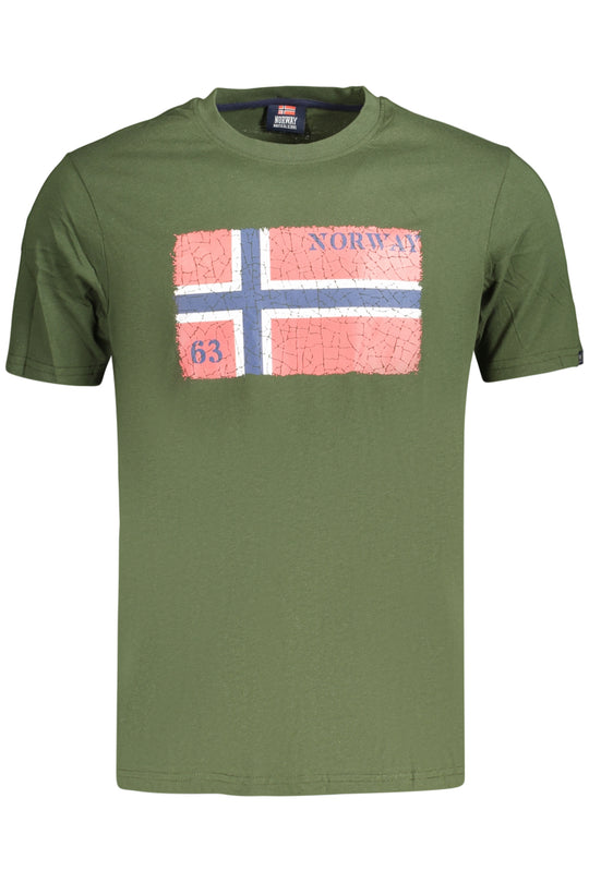Norway 1963 Men's Short-Sleeved T-Shirt Green