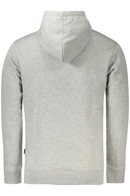 Pepe Jeans Men's Gray Zip-Up Sweatshirt