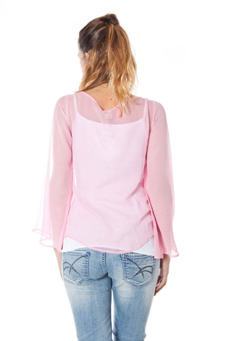 Phard Long Sleeve T-Shirt Women Pink
