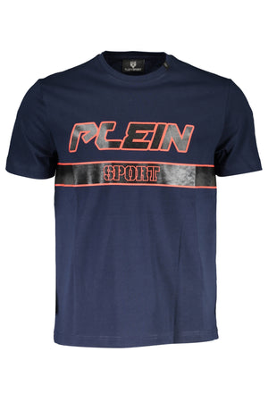 Plein Sport Short Sleeve T-Shirt Men Blue