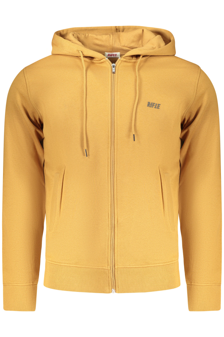 Rifle Men's Brown Zip-Up Sweatshirt