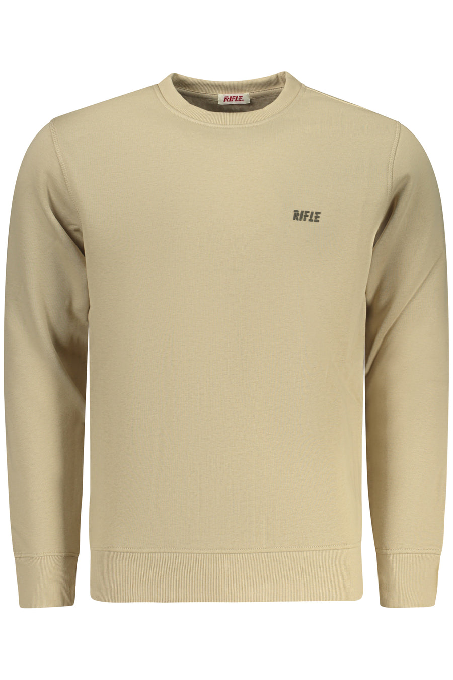 Rifle Men's Zip-Up Sweatshirt Beige