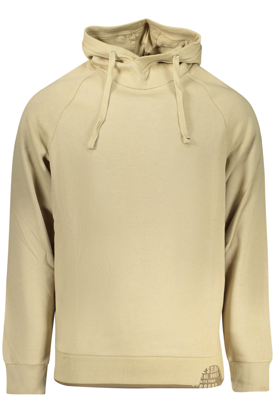 Rifle Men's Zip-Up Sweatshirt Beige