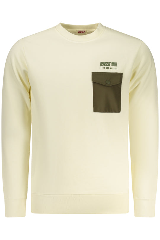 Rifle Men's Zip-Up Sweatshirt White