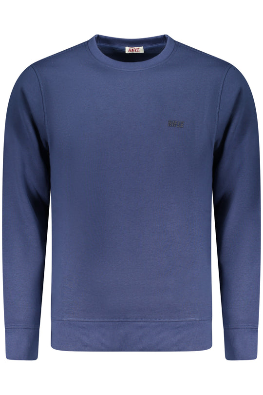 Rifle Men's Zip-Up Sweatshirt Blue