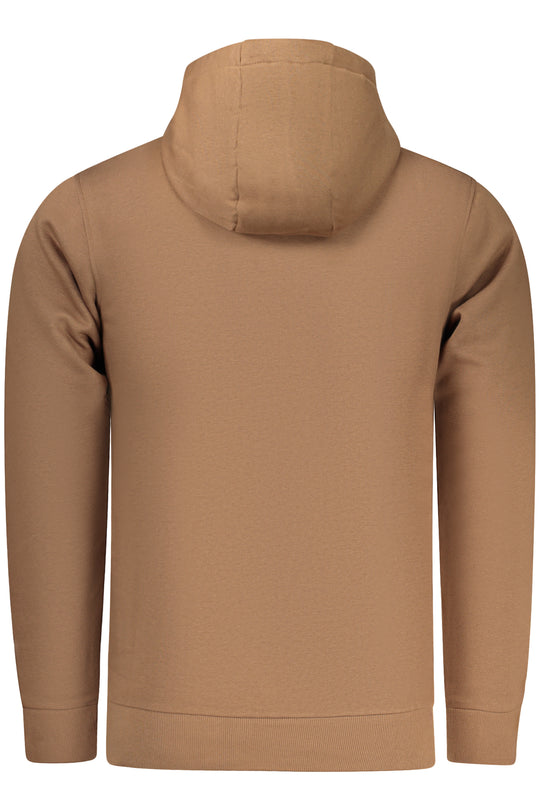 Rifle Men's Zip-Up Sweatshirt Brown